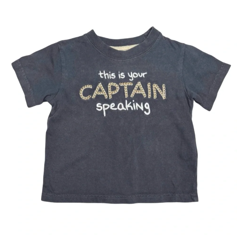 Vintage Gymboree This‎ Is Your Captain Speaking Tee